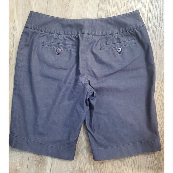 Semantiks Gray Blue Bermuda Shorts Size 8P. - Picture 2 of 9